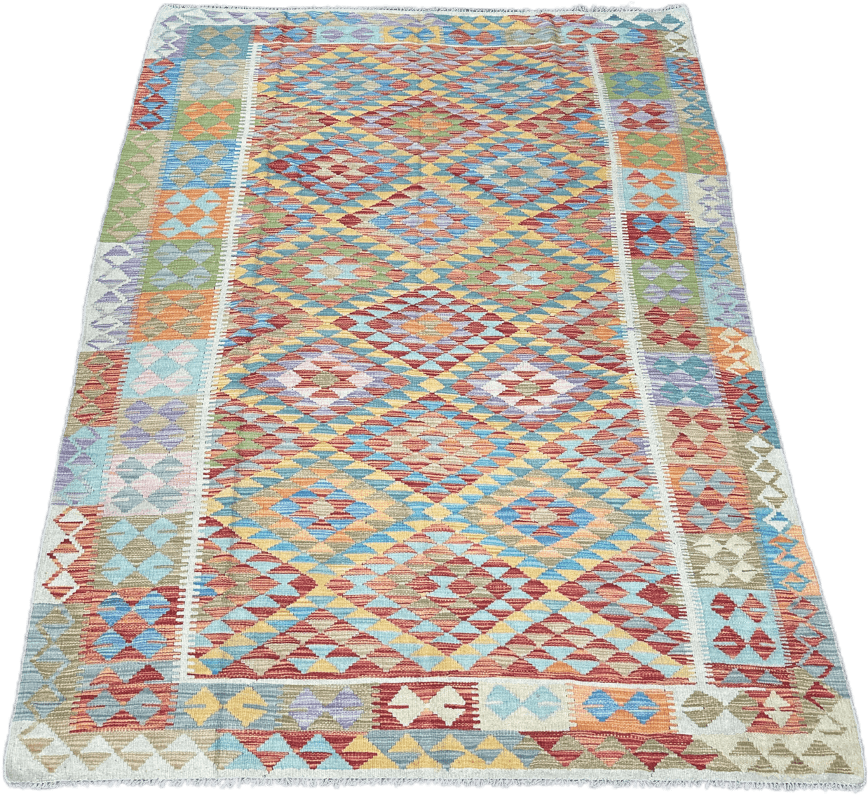 Chobi Kilim Rug - 250 cm x 172 cm