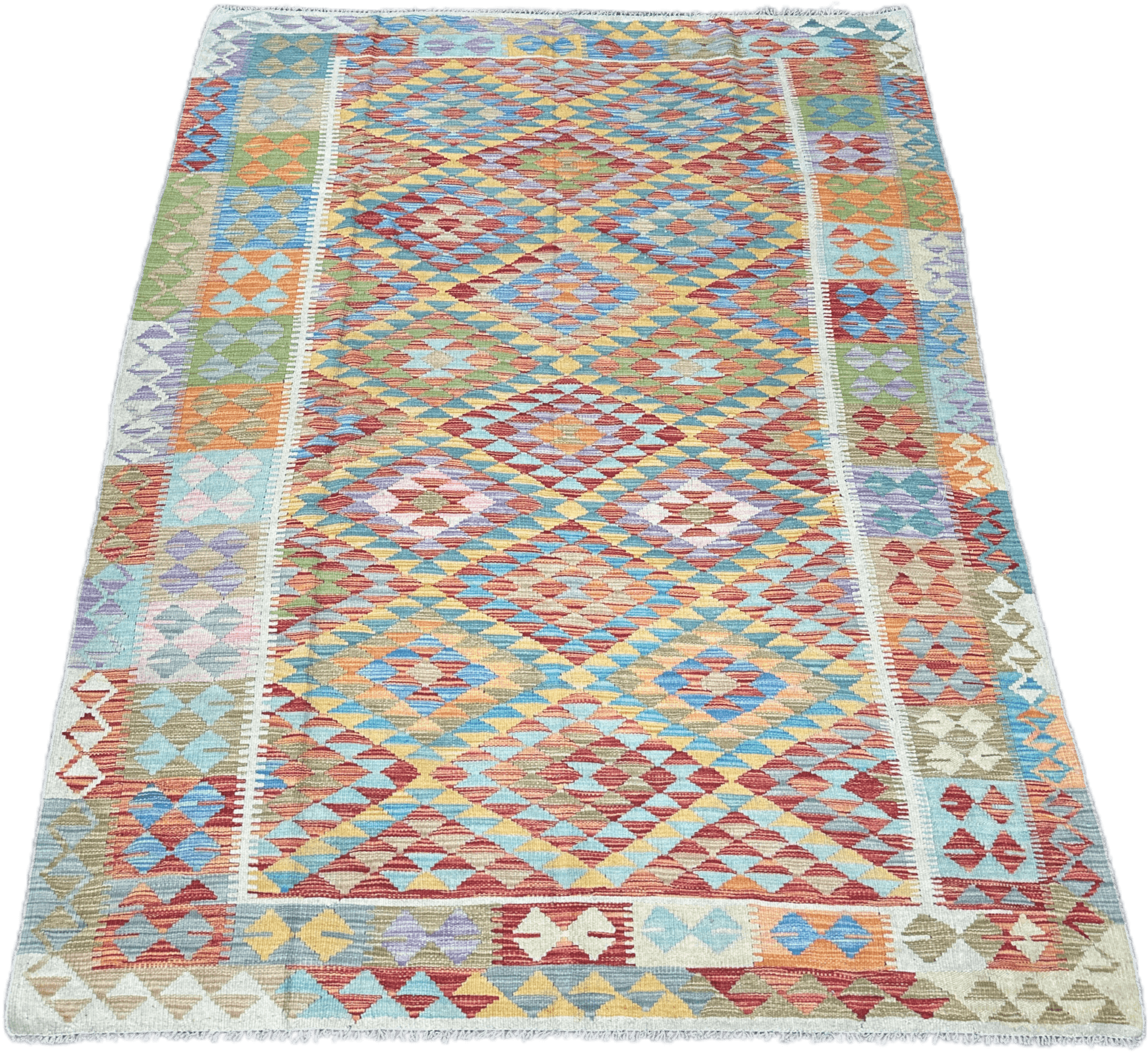 Chobi Kilim Rug - 250 cm x 172 cm