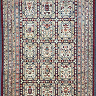 Chobi Modern Design Natural Dye Hand Knotted Rug From Afghanistan