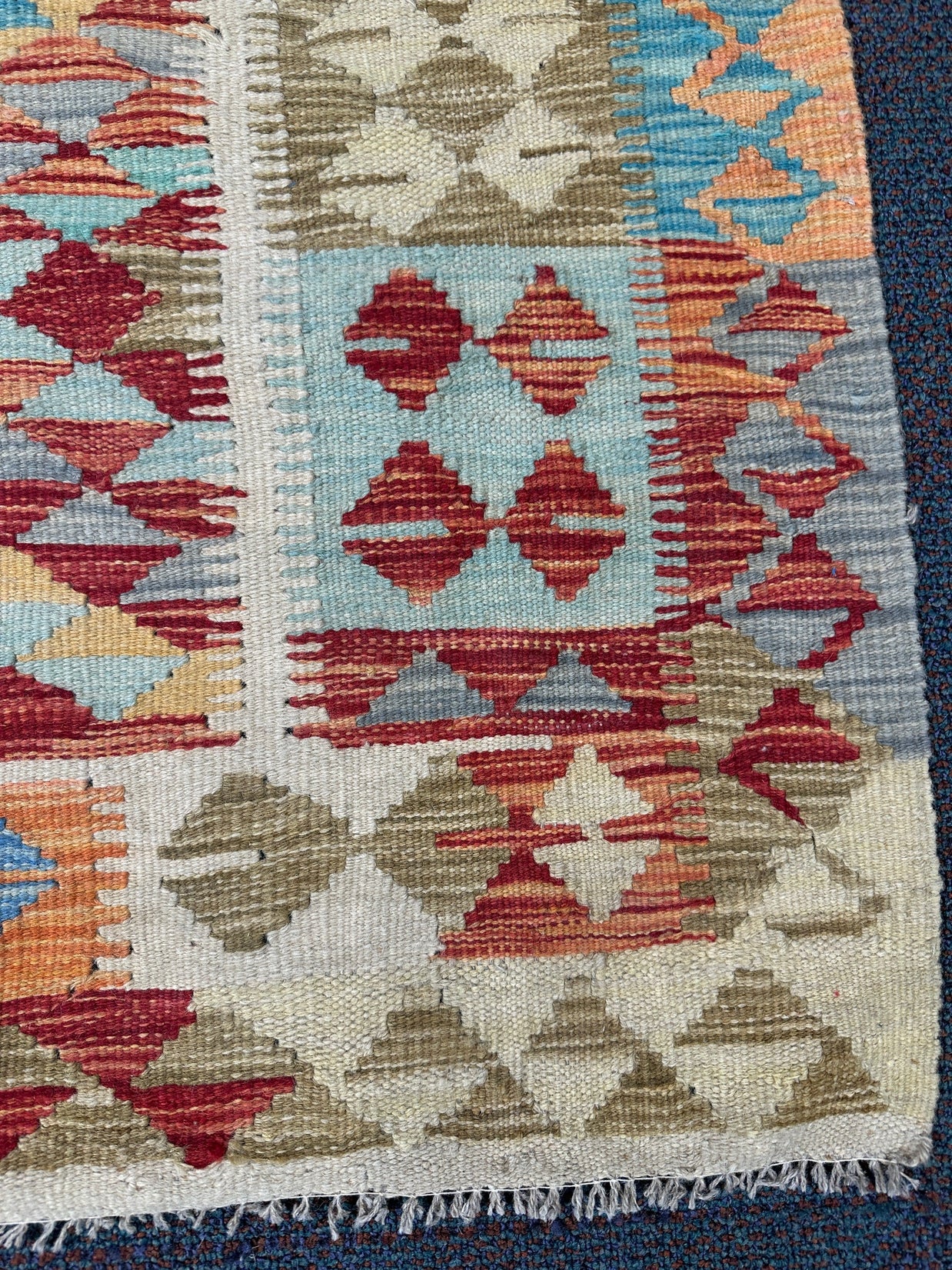 Chobi Kilim Rug - 250 cm x 172 cm
