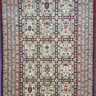 Chobi Modern Design Natural Dye Hand Knotted Rug From Afghanistan