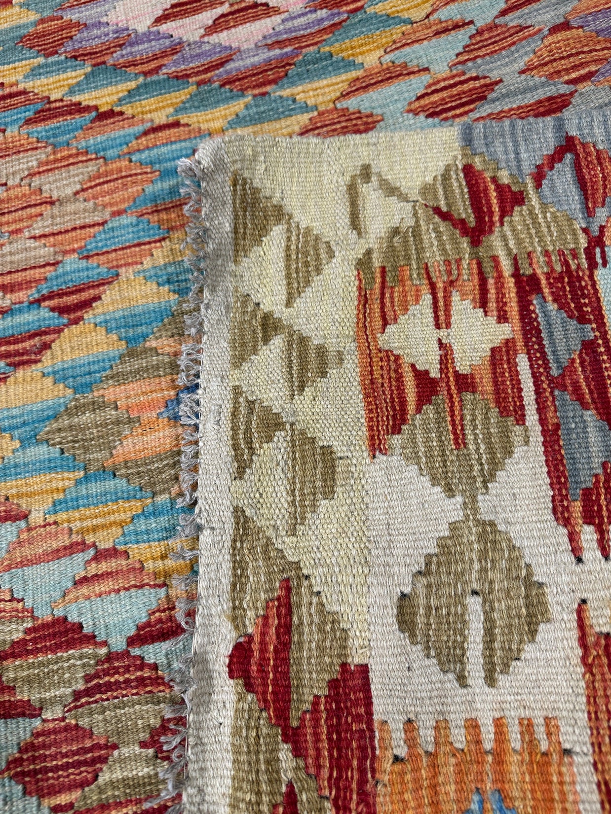 Chobi Kilim Rug - 250 cm x 172 cm
