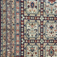 Chobi Modern Design Natural Dye Hand Knotted Rug From Afghanistan