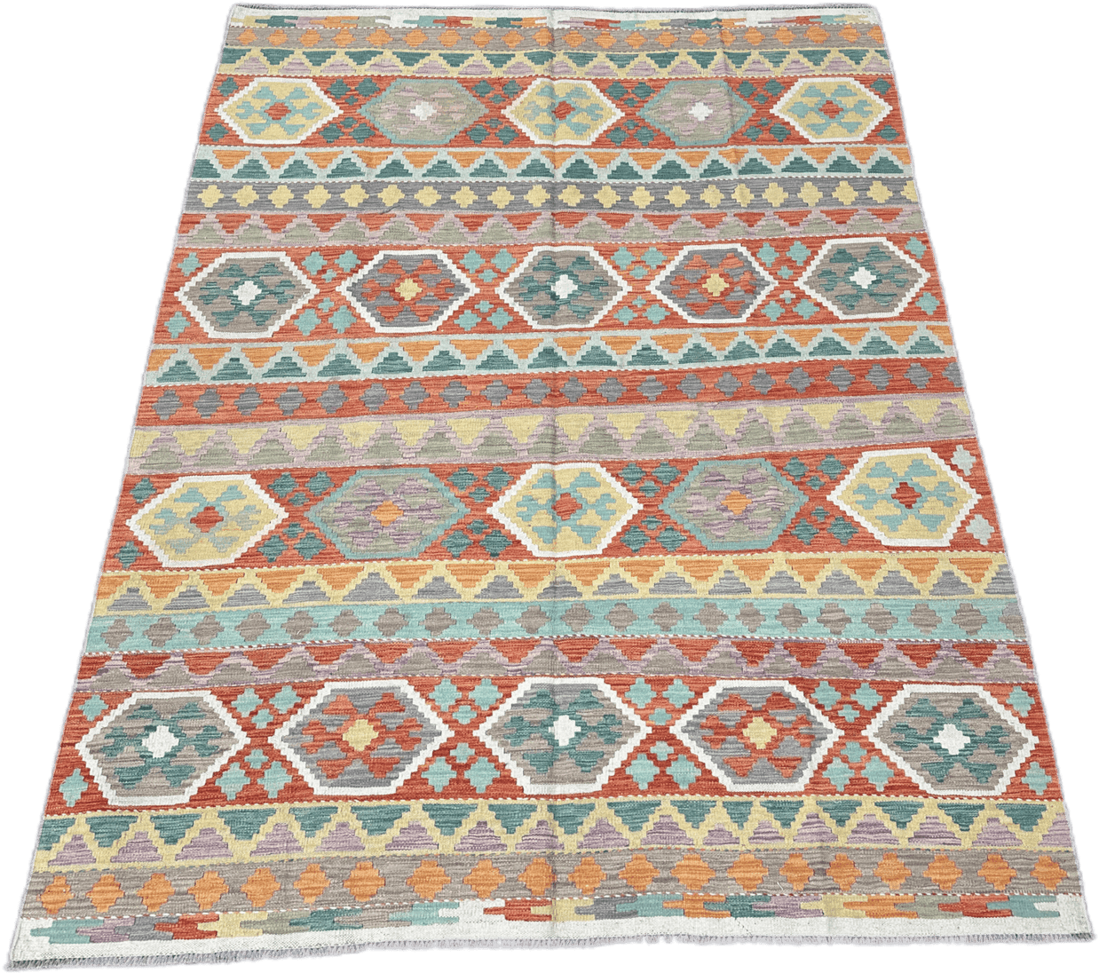 Chobi Kilim Rug - 254 cm x 174 cm