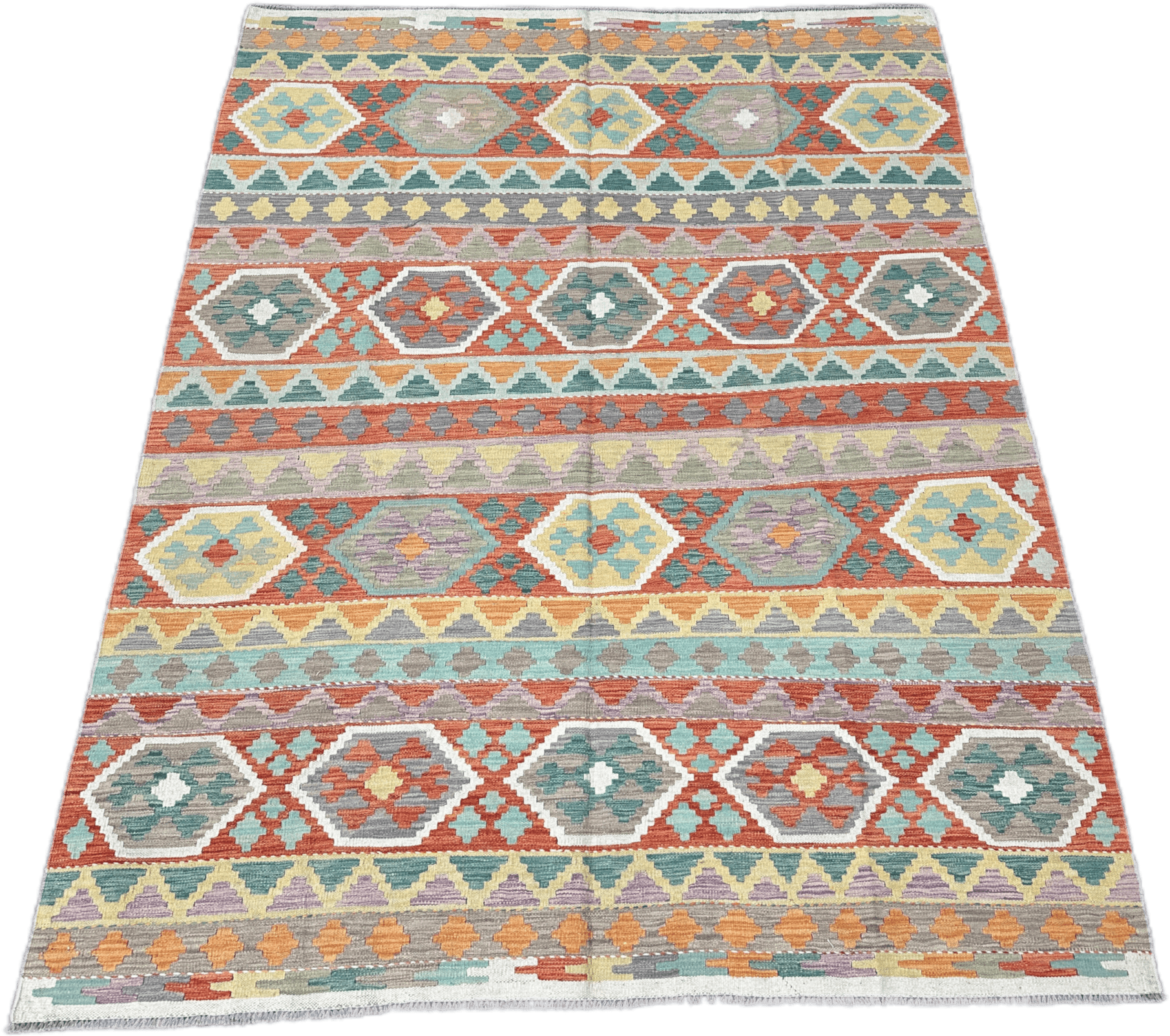 Chobi Kilim Rug - 254 cm x 174 cm