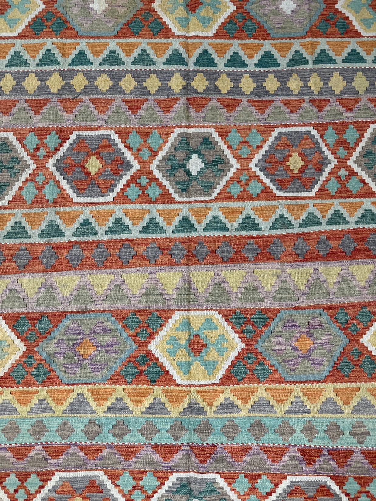 Chobi Kilim Rug - 254 cm x 174 cm