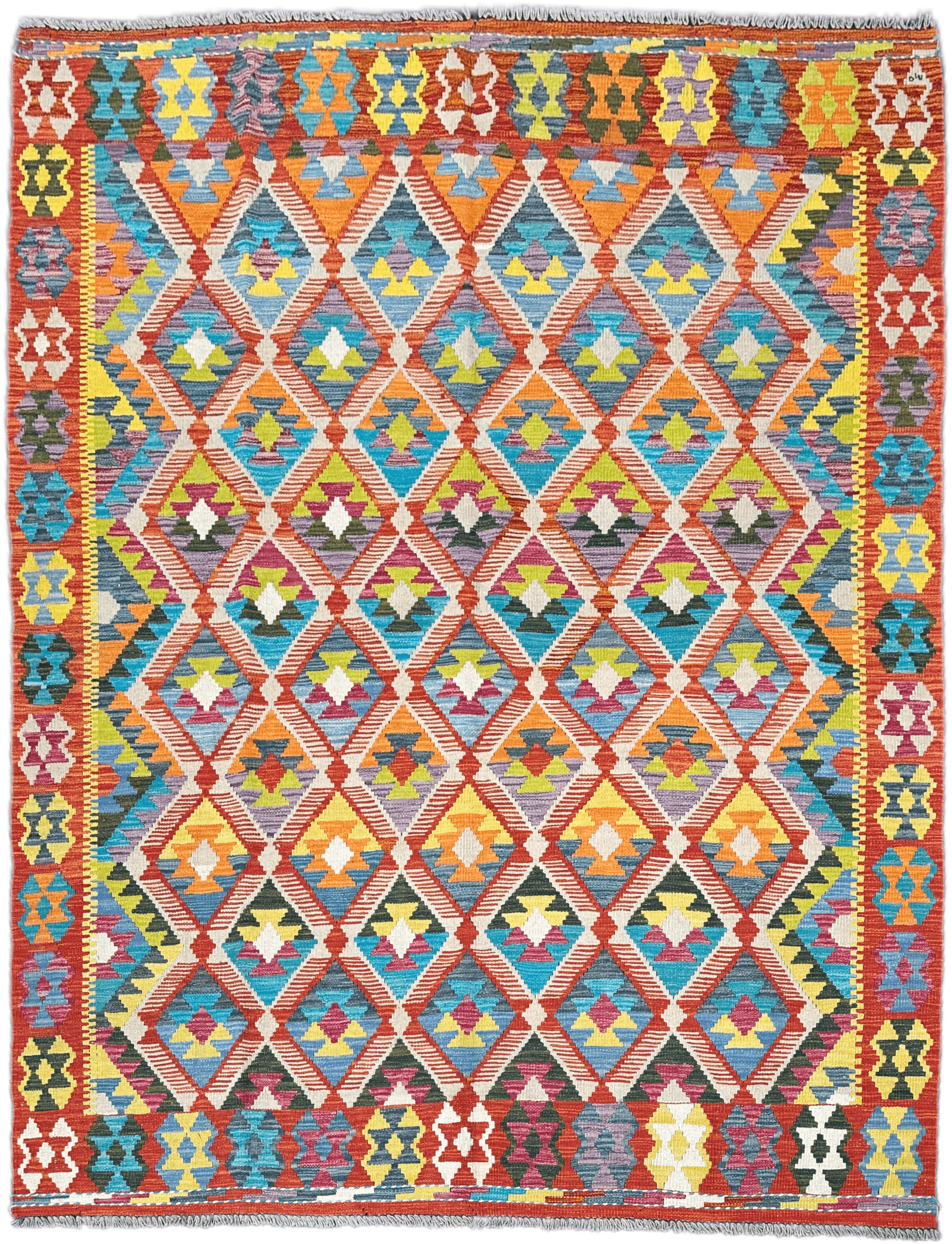 Chobi Kilim Rug - 243 cm x 186 cm