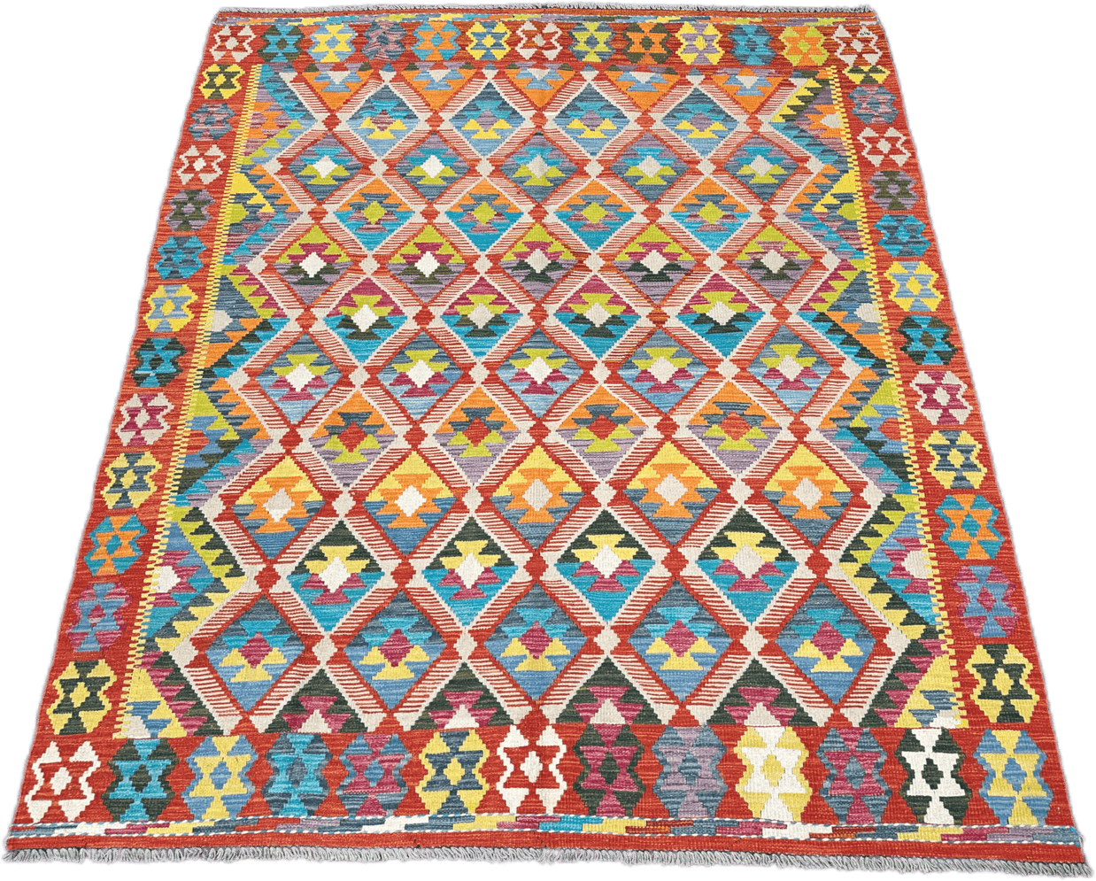 Chobi Kilim Rug - 243 cm x 186 cm