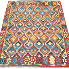 Chobi Kilim Rug - 243 cm x 186 cm