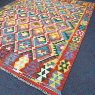 Chobi Kilim Rug - 243 cm x 186 cm
