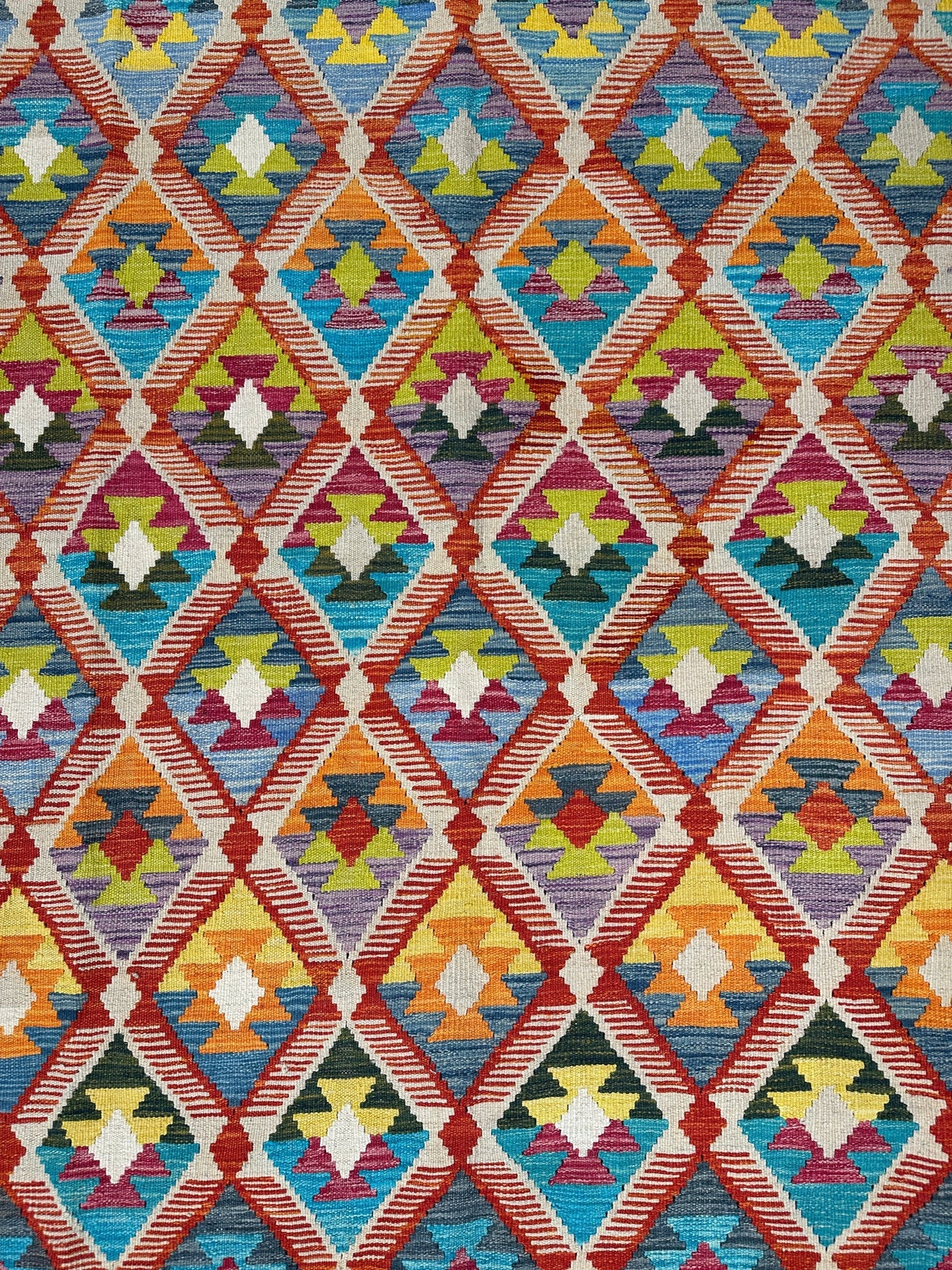 Chobi Kilim Rug - 243 cm x 186 cm