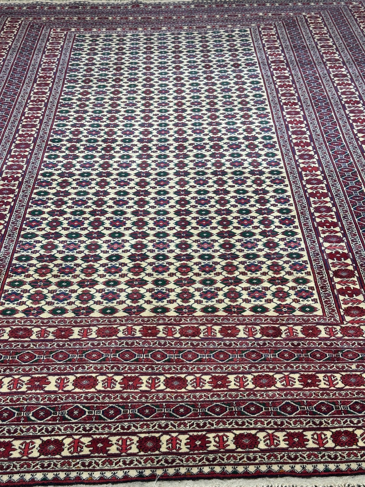 Fine Afghan Shakh Extremely fine hand woven Rug