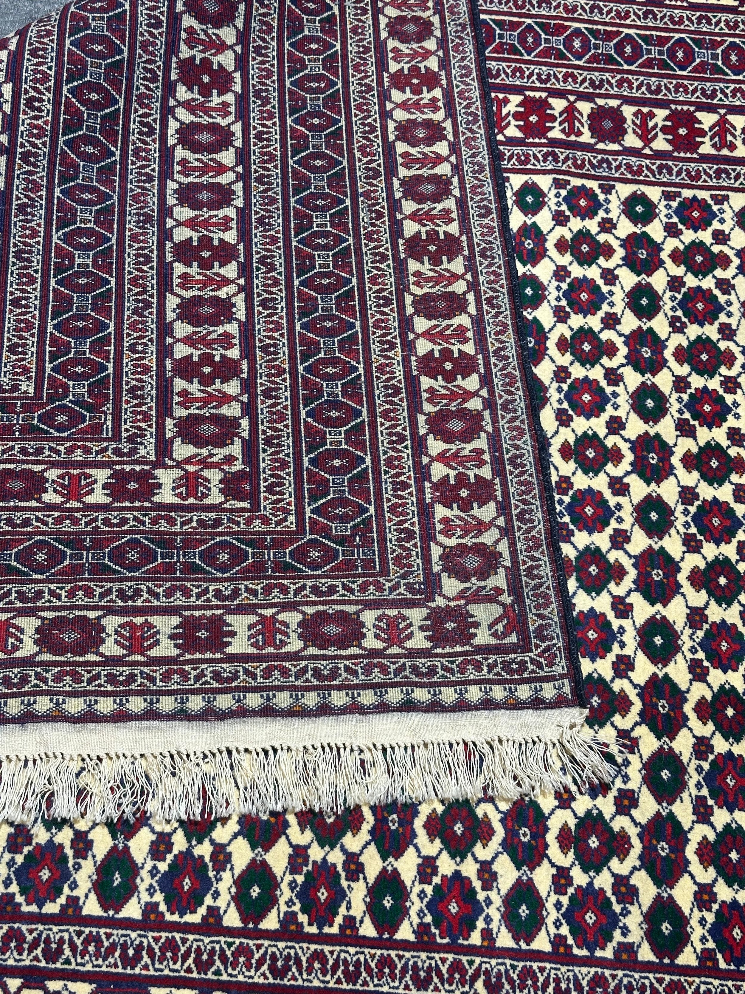 Fine Afghan Shakh Extremely fine hand woven Rug