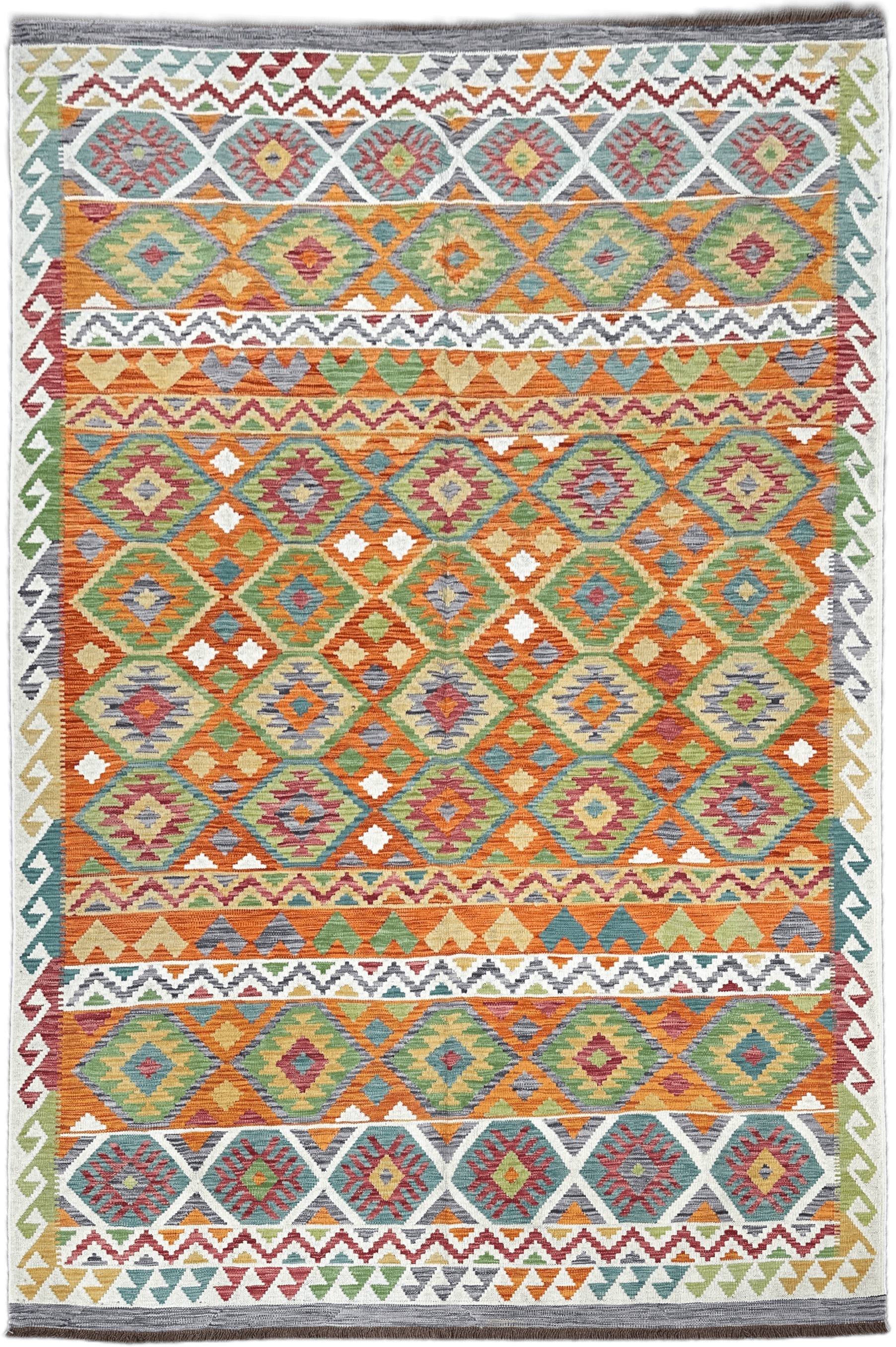 Chobi Kilim Rug - 308 cm x 205 cm