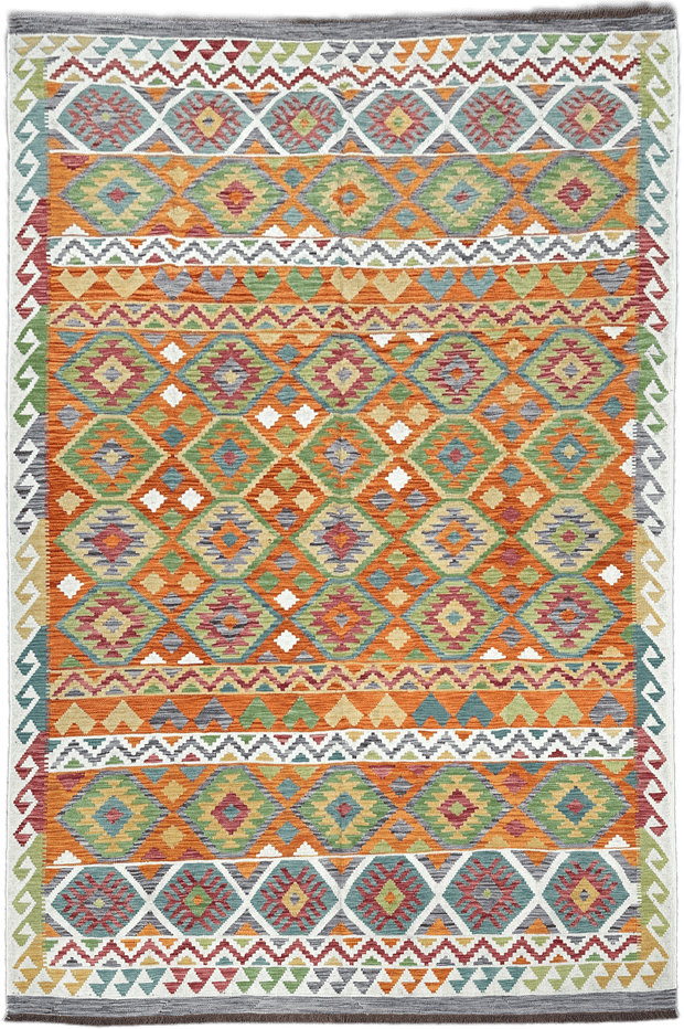 Chobi Kilim Rug - 308 cm x 205 cm