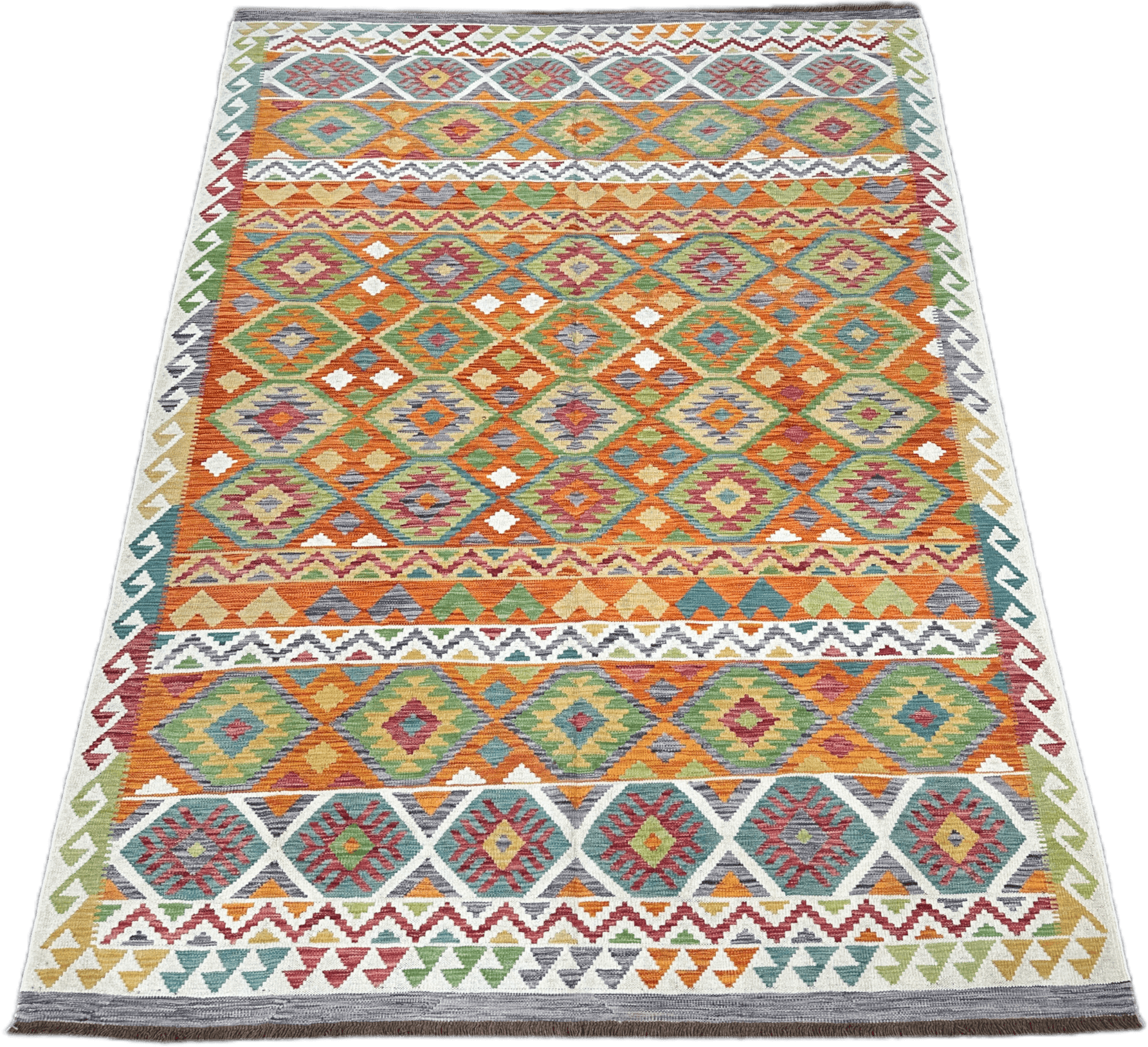 Chobi Kilim Rug - 308 cm x 205 cm