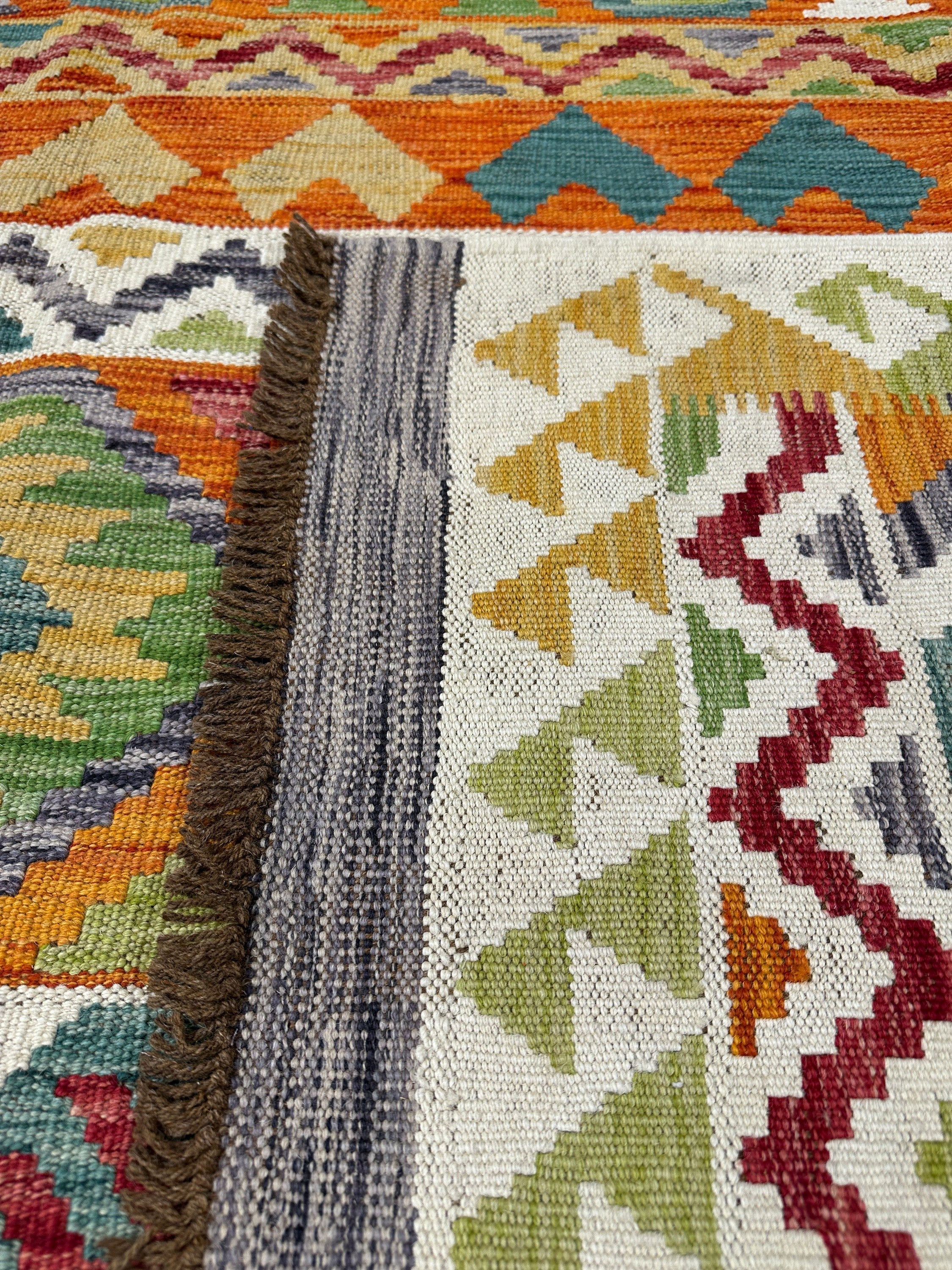 Chobi Kilim Rug - 308 cm x 205 cm