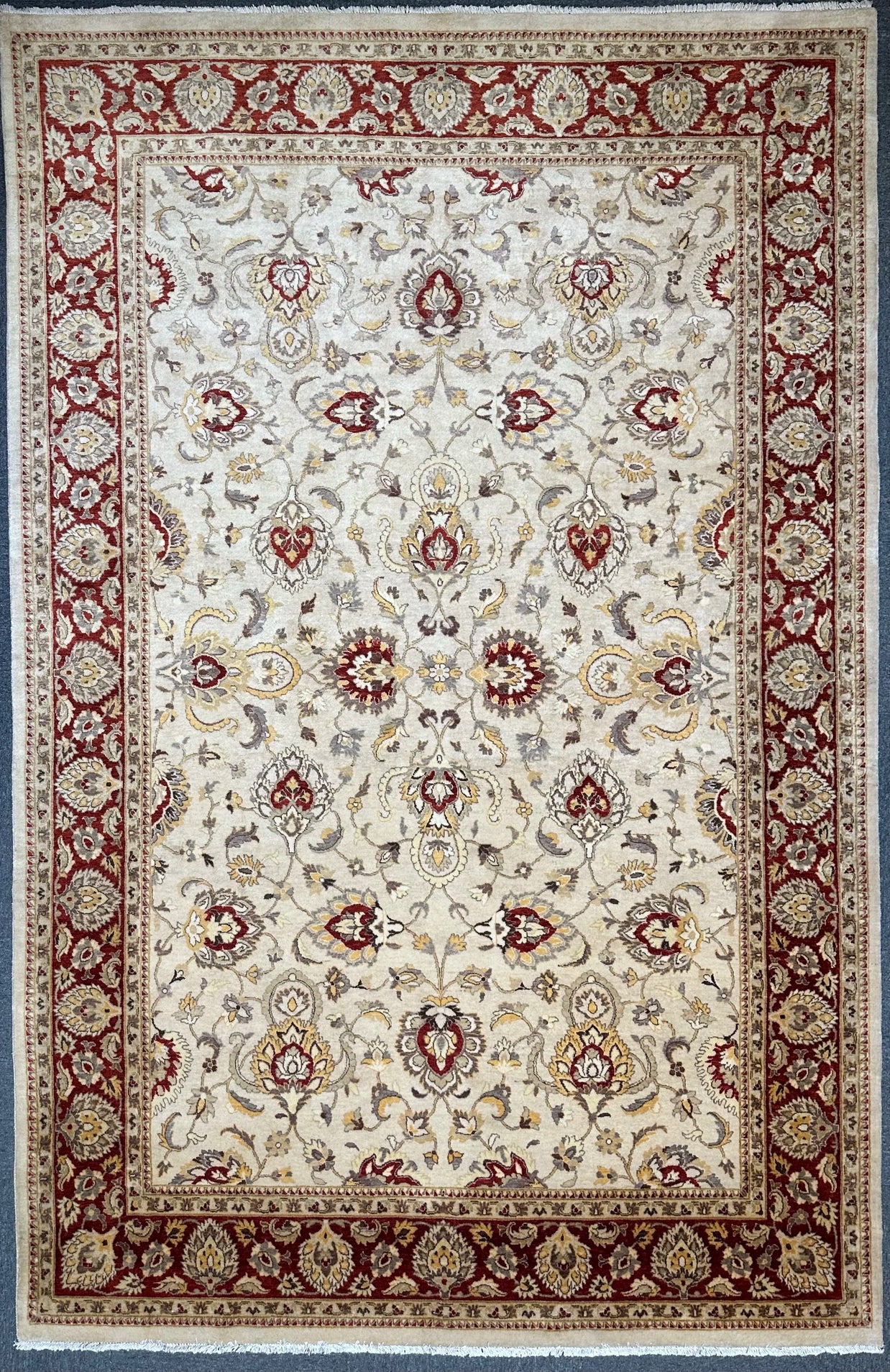 Pak Persian Ziegler Finally Woven Hand Knotted Rug Natural Dyes Extremely fine wool  pile made rug