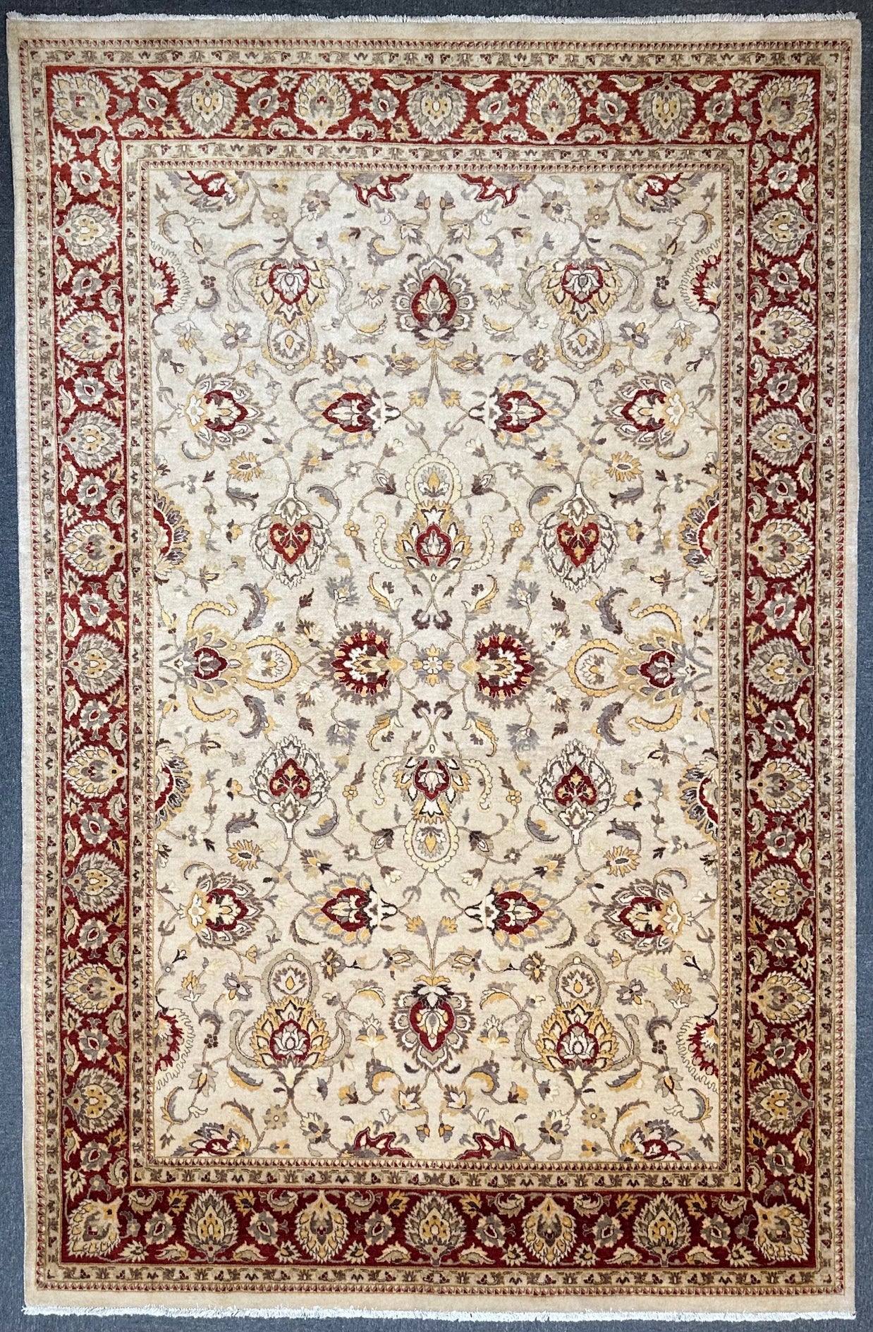 Pak Persian Ziegler Finally Woven Hand Knotted Rug Natural Dyes Extremely fine wool  pile made rug