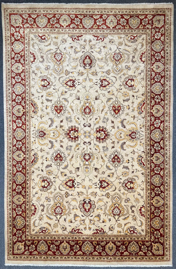Pak Persian Ziegler Finally Woven Hand Knotted Rug Natural Dyes Extremely fine wool  pile made rug