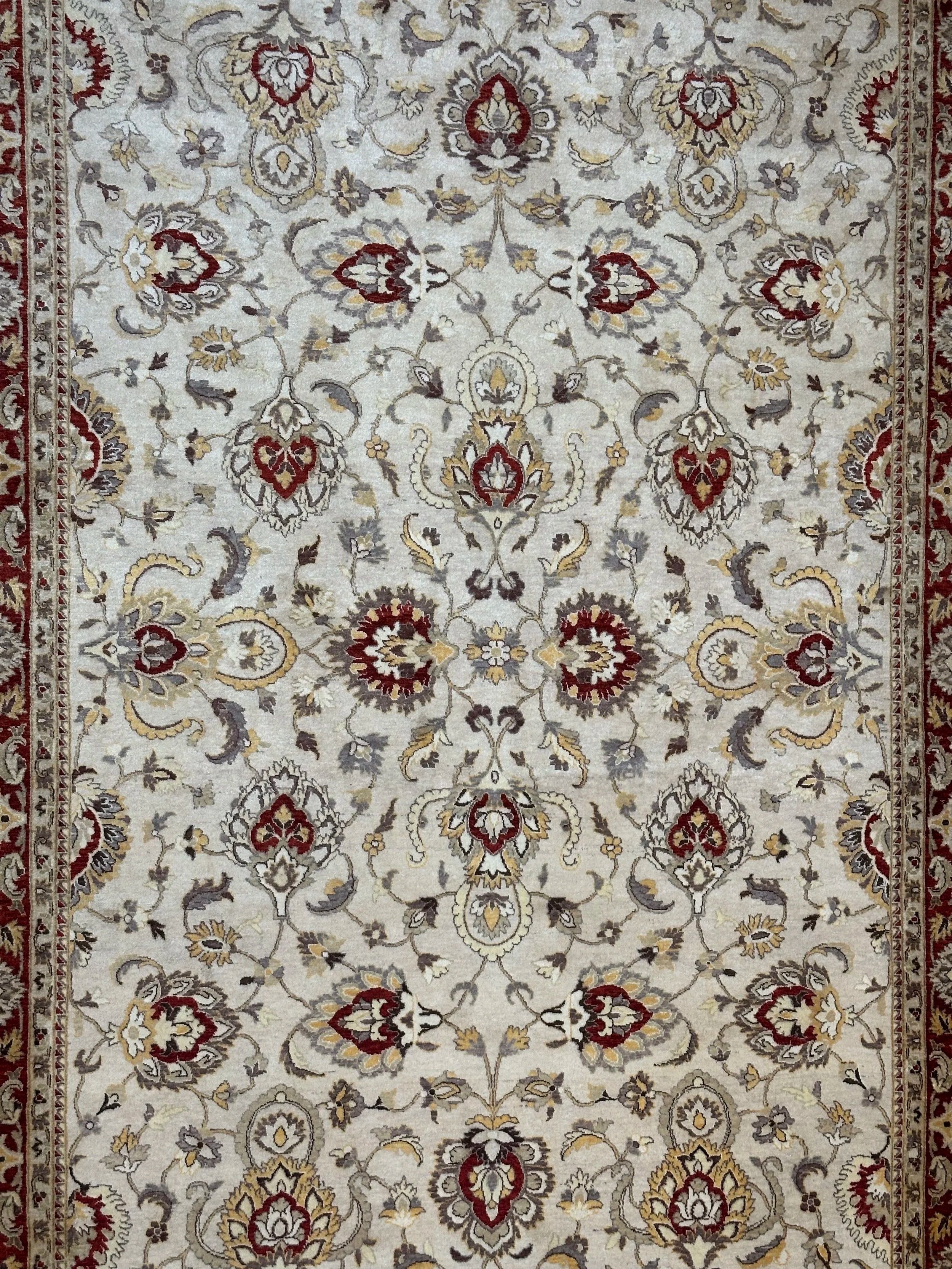 Pak Persian Ziegler Finally Woven Hand Knotted Rug Natural Dyes Extremely fine wool  pile made rug