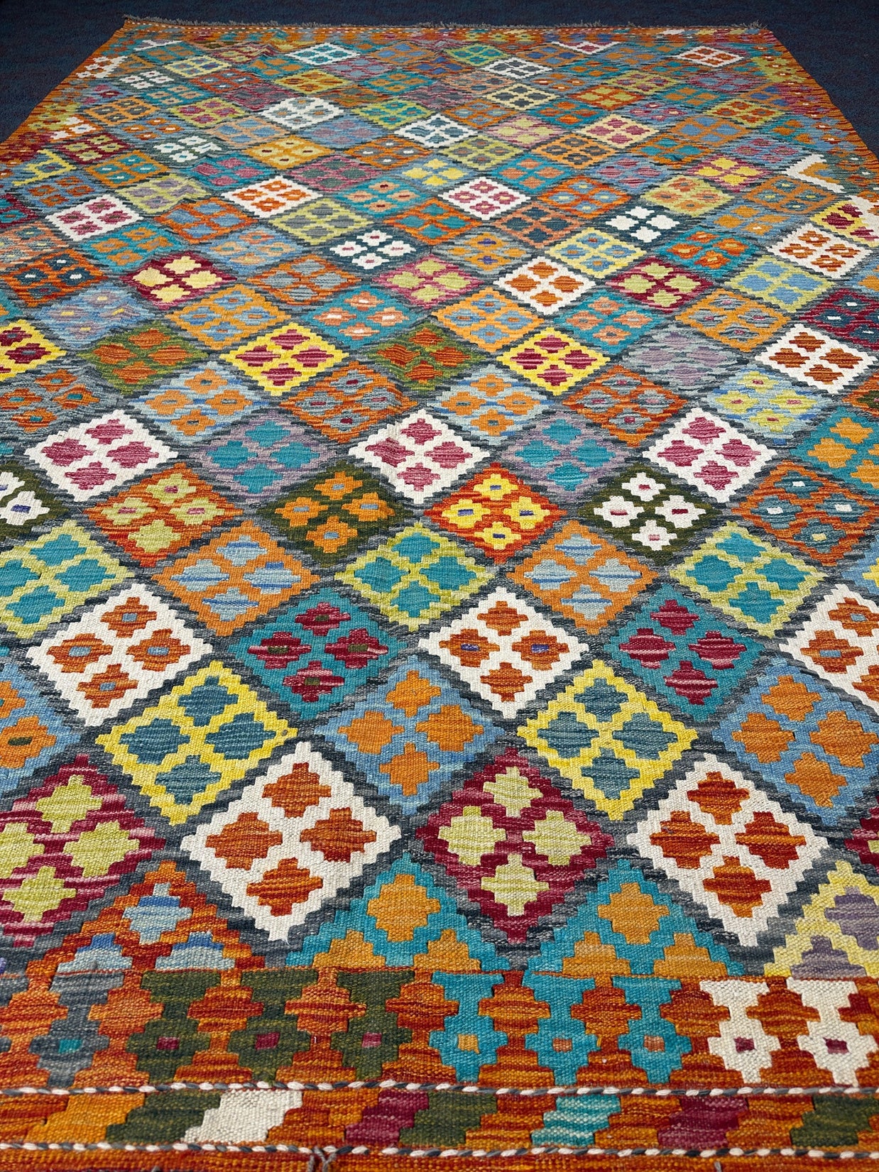 Chobi Kilim Rug - 300 cm x 207 cm
