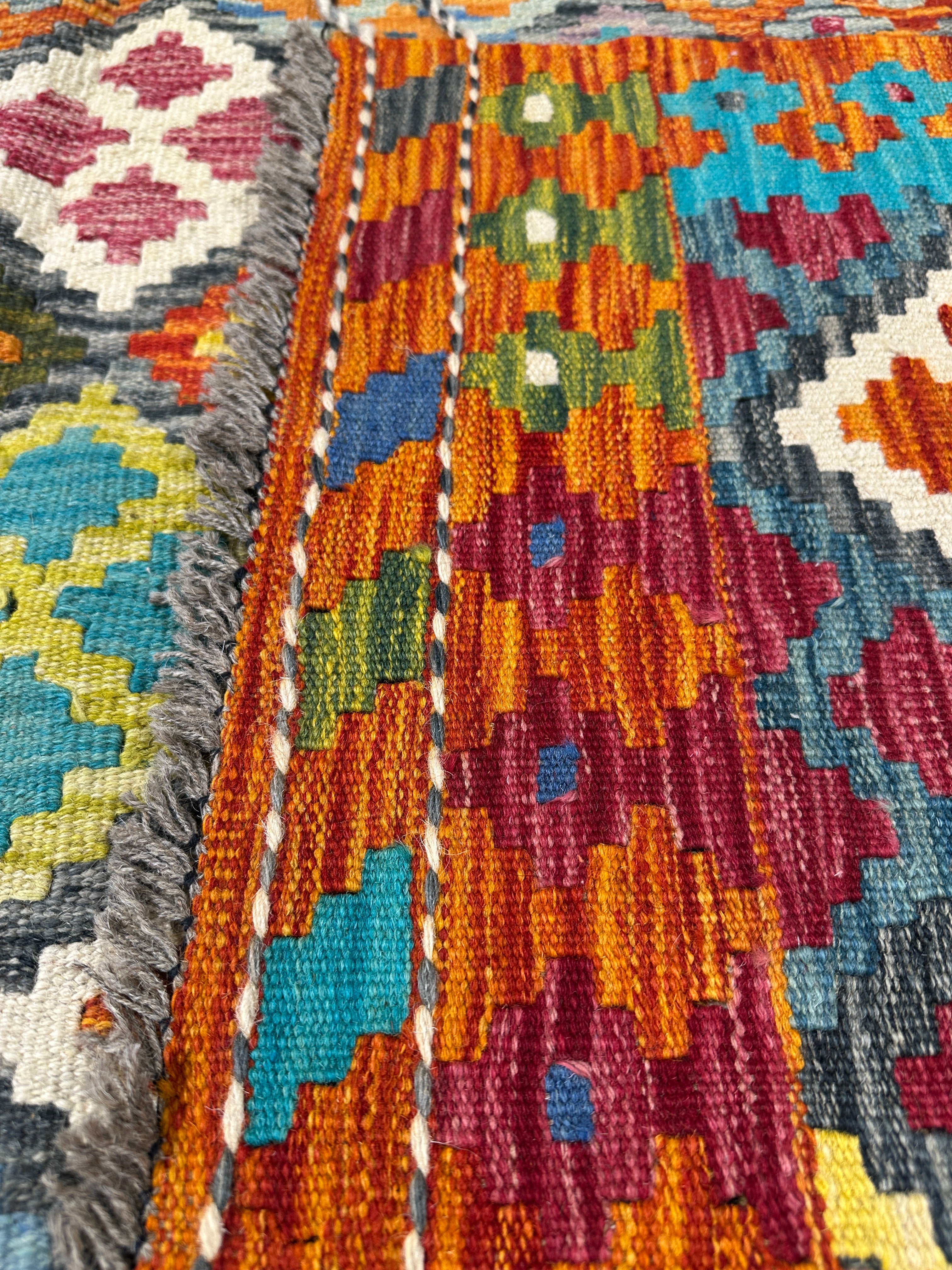 Chobi Kilim Rug - 300 cm x 207 cm