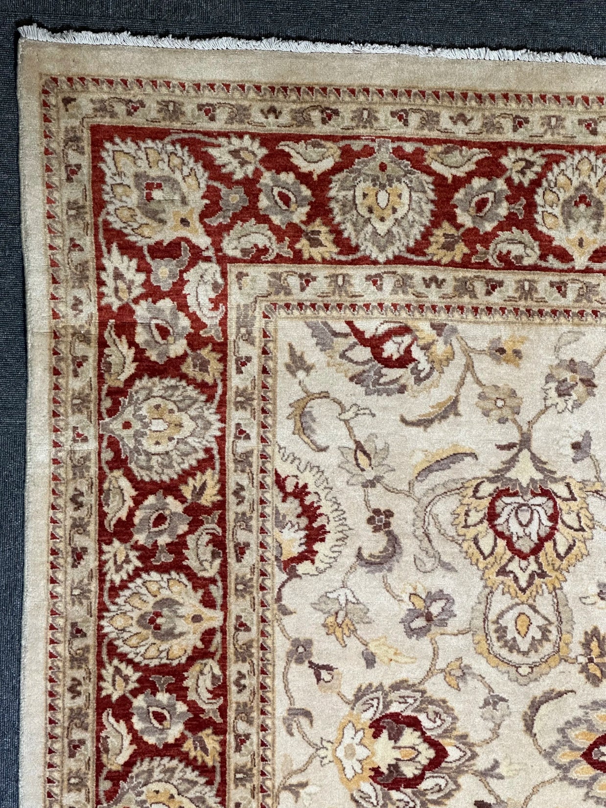 Pak Persian Ziegler Finally Woven Hand Knotted Rug Natural Dyes Extremely fine wool  pile made rug