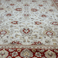 Pak Persian Ziegler Finally Woven Hand Knotted Rug Natural Dyes Extremely fine wool  pile made rug