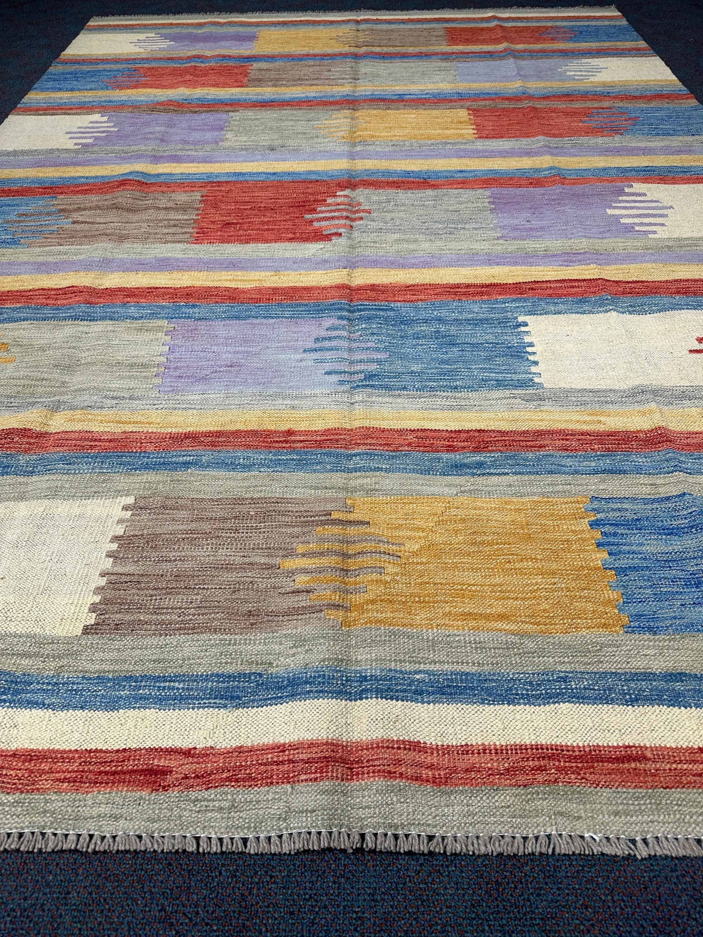 Chobi Kilim Rug - 291 cm x 203 cm