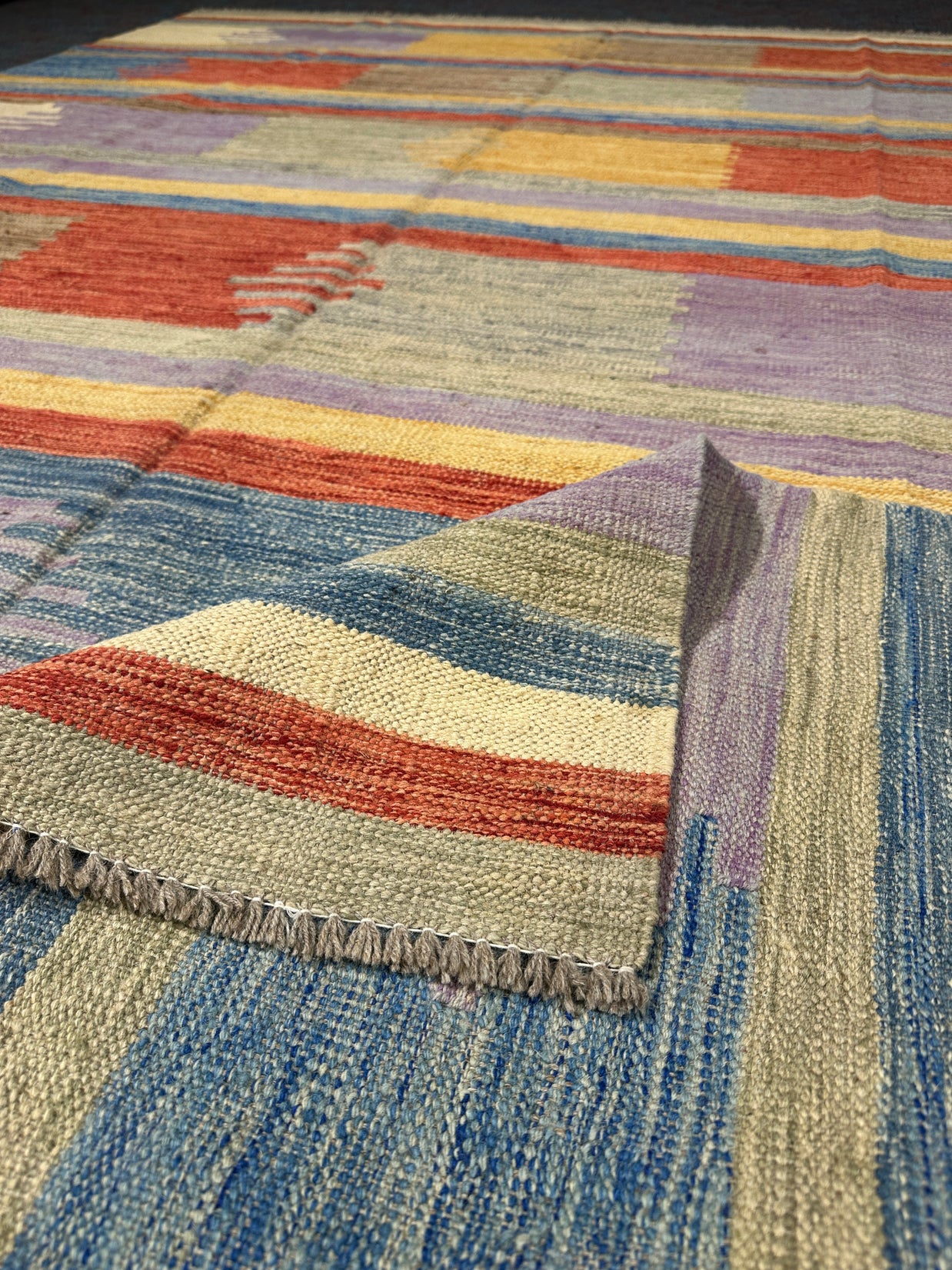 Chobi Kilim Rug - 291 cm x 203 cm