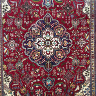 Persian Tabriz Hand Knotted Wool pile rug from Iran