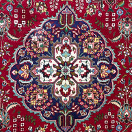 Persian Tabriz Hand Knotted Wool pile rug from Iran