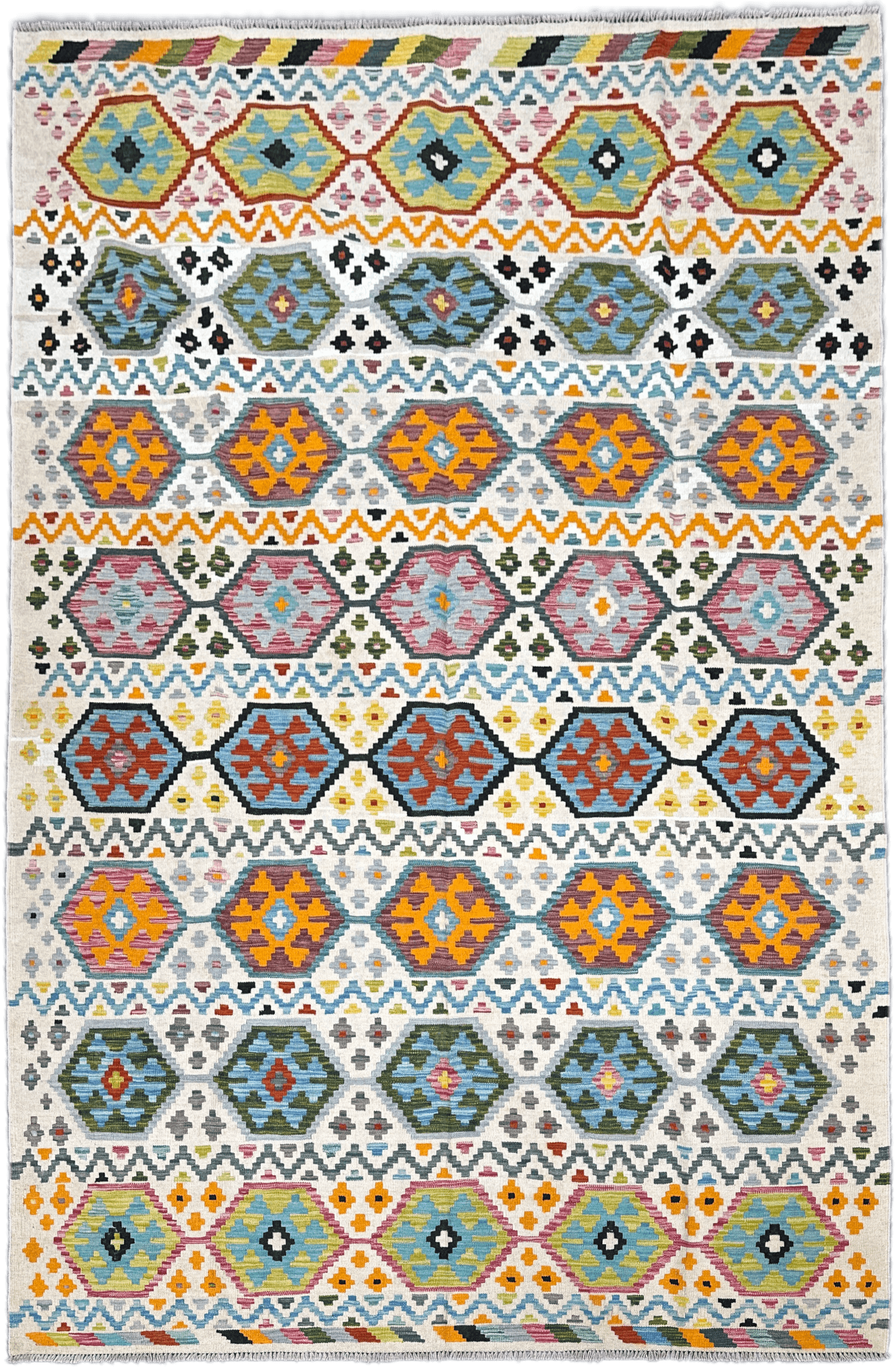 Chobi Kilim Rug - 305 cm x 200 cm