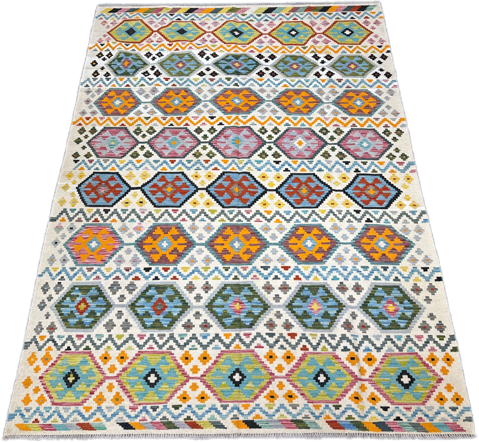 Chobi Kilim Rug - 305 cm x 200 cm