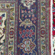Persian Tabriz Hand Knotted Wool pile rug from Iran