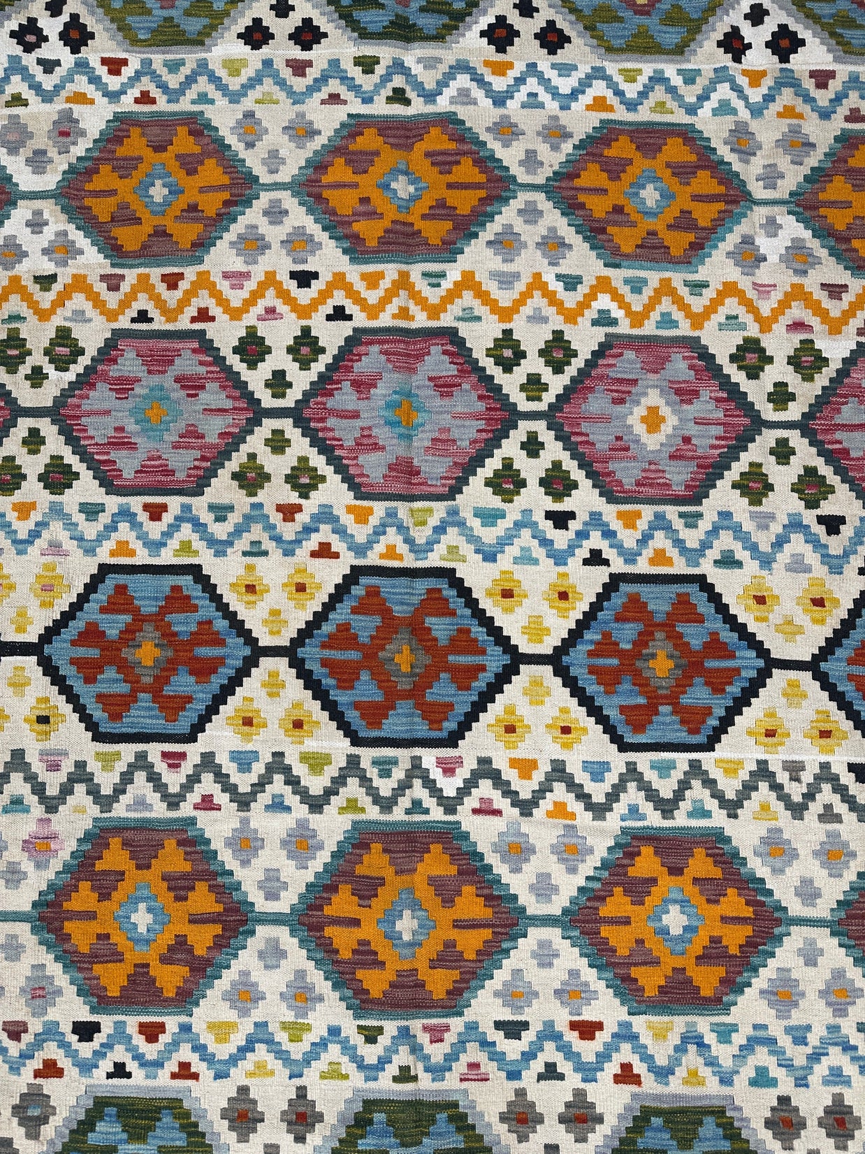 Chobi Kilim Rug - 305 cm x 200 cm