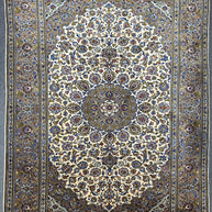 Persian Kashan Natural Dye Handmade Rug From Persia