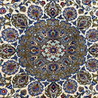Persian Kashan Natural Dye Handmade Rug From Persia