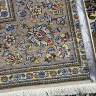 Persian Kashan Natural Dye Handmade Rug From Persia