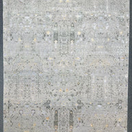 Indo Persian Gabbeh Modern Hand Knotted Rug Made of wool and Raw silk