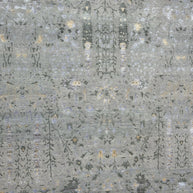 Indo Persian Gabbeh Modern Hand Knotted Rug Made of wool and Raw silk