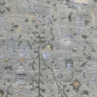 Indo Persian Gabbeh Modern Hand Knotted Rug Made of wool and Raw silk