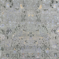 Indo Persian Gabbeh Modern Hand Knotted Rug Made of wool and Raw silk