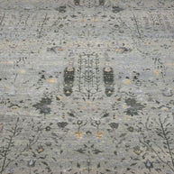 Indo Persian Gabbeh Modern Hand Knotted Rug Made of wool and Raw silk