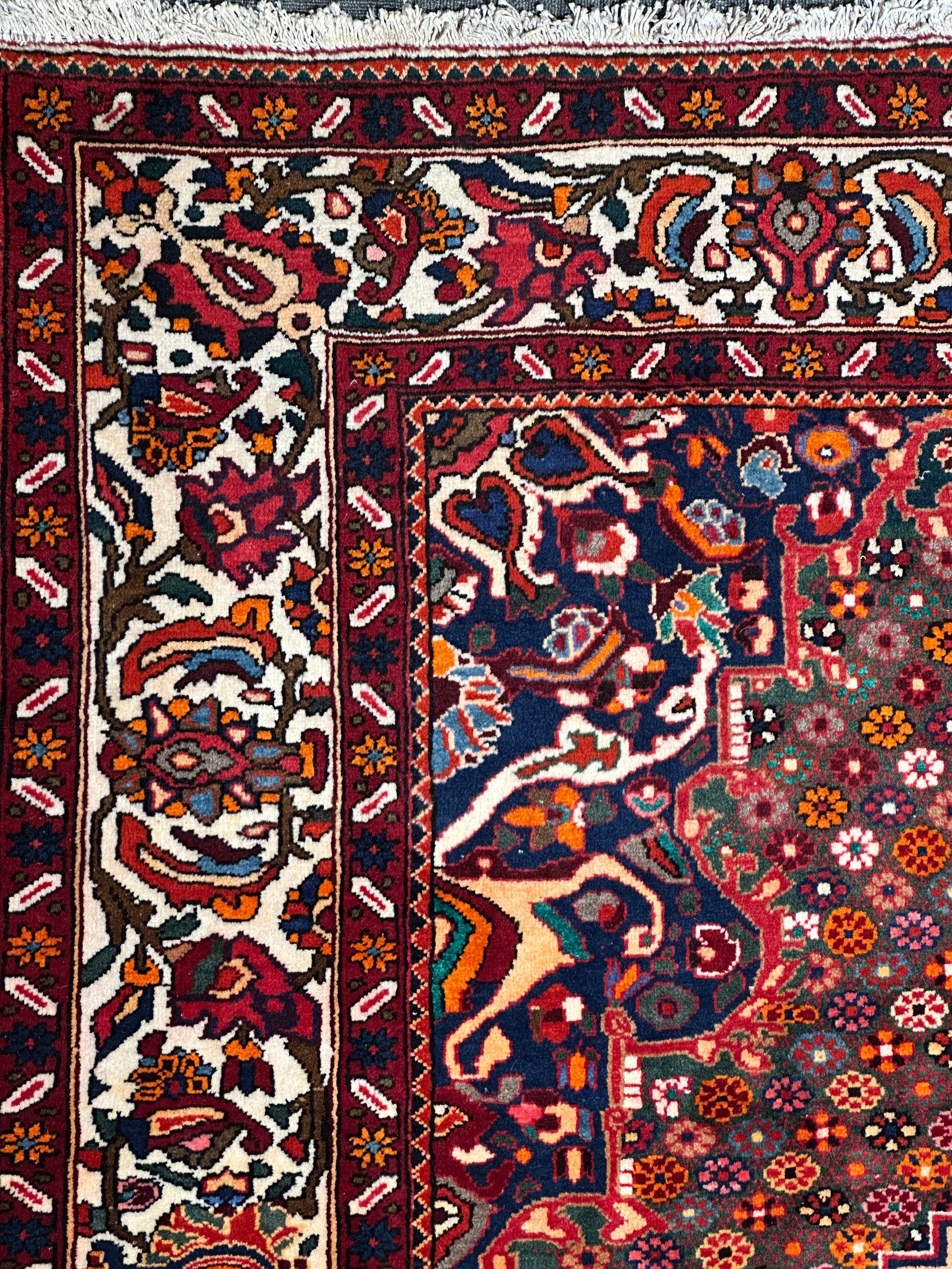 Persian Shahreaza Heavy Duty Hand Knotted Pure wool Pile rug from Persia