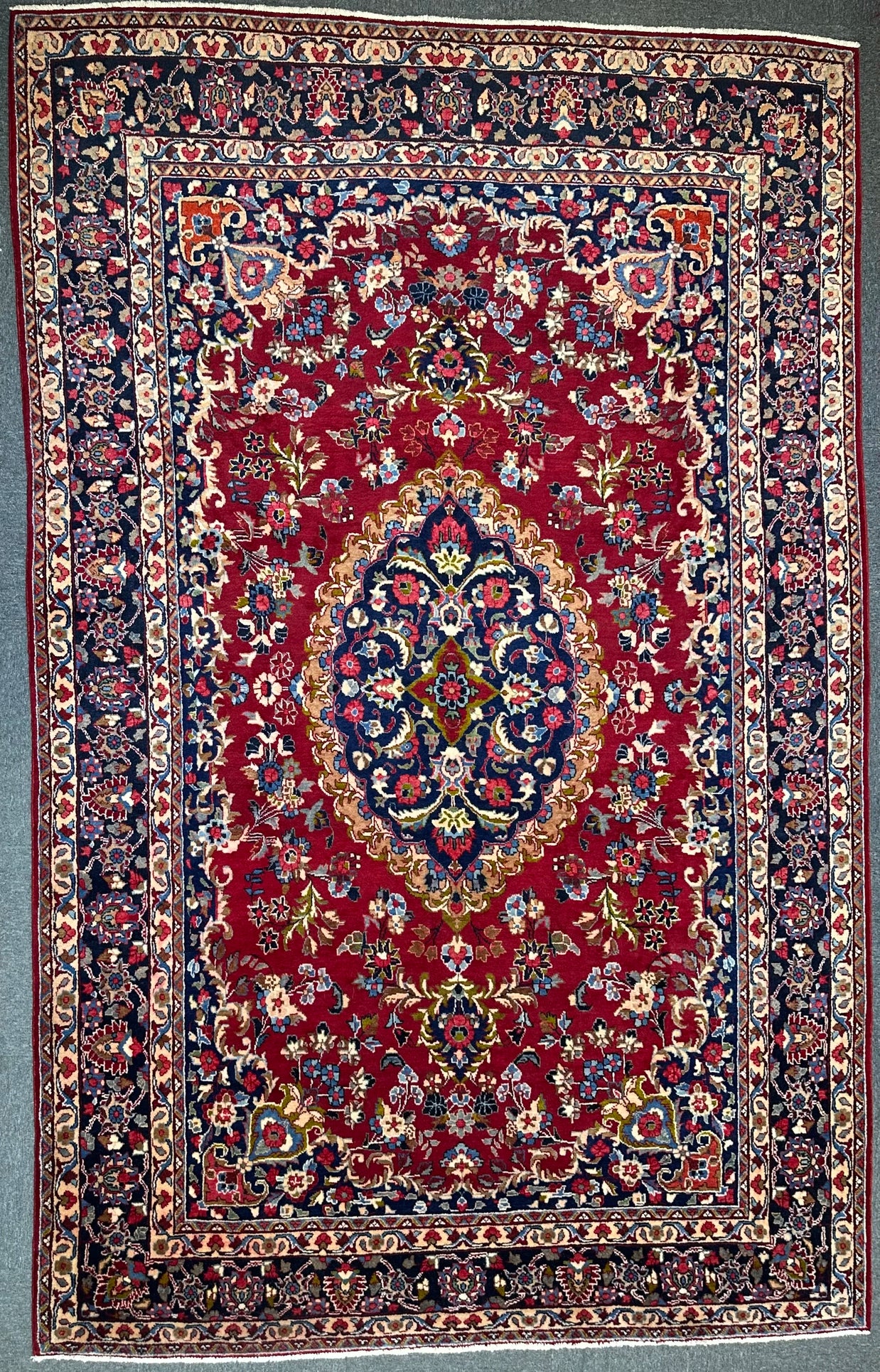 Persian Mashed Pure Wool Pile Hand Knotted from Iran