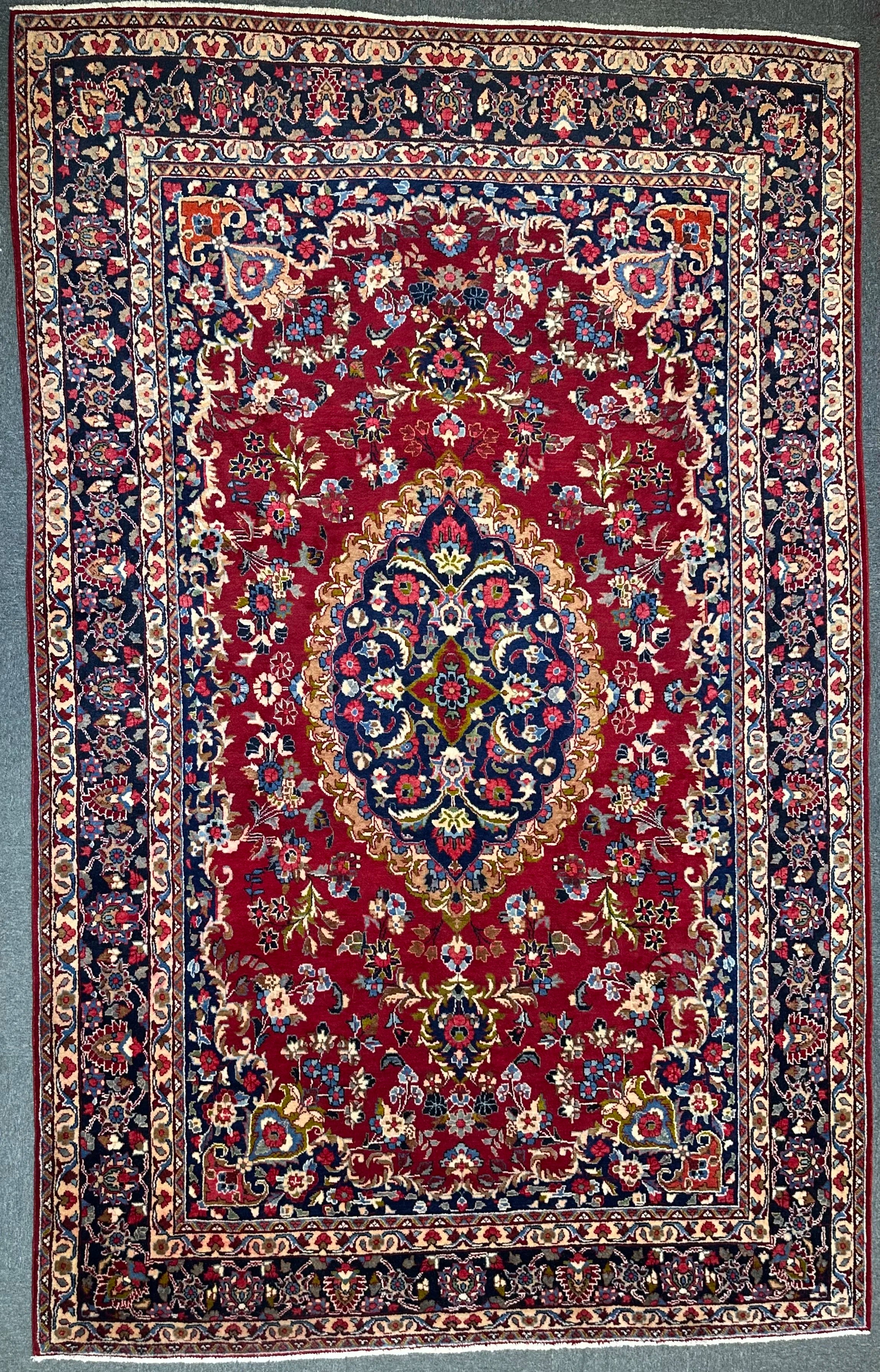 Persian Mashed Pure Wool Pile Hand Knotted from Iran