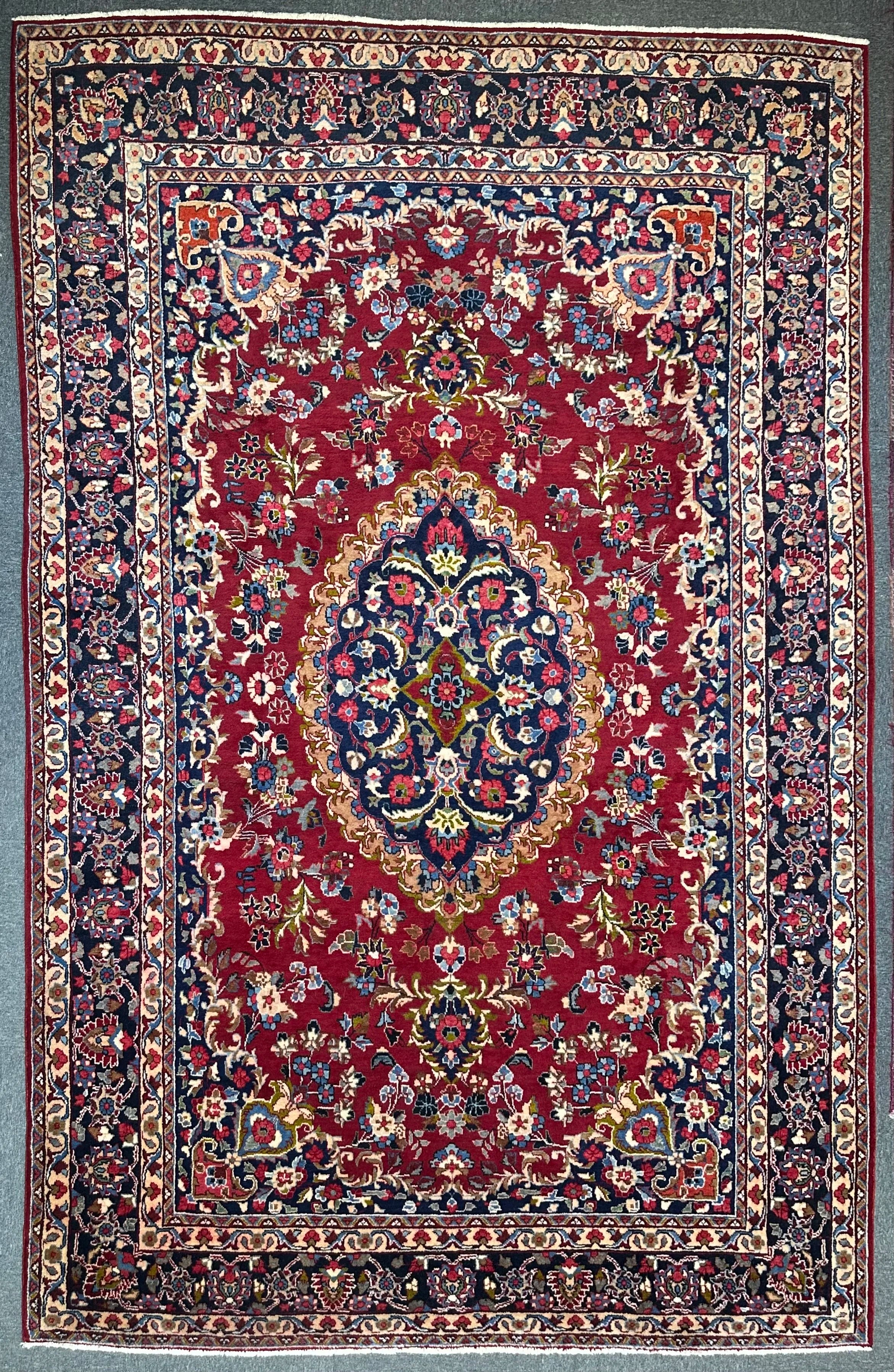 Persian Mashed Pure Wool Pile Hand Knotted from Iran