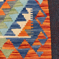 Chobi Kilim Rug - 196 cm x 60 cm